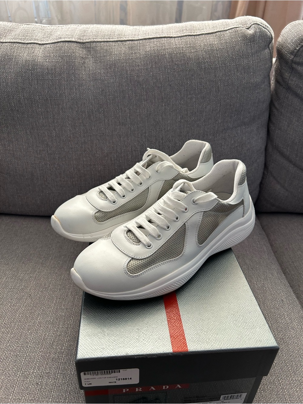 Prada Americas cup biker sneakers